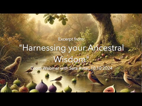 Innocence & Persephone, Seasonal I Ching Hex 25. "Harnessing Ancestral Wisdom", Zoom with Sara Avtar