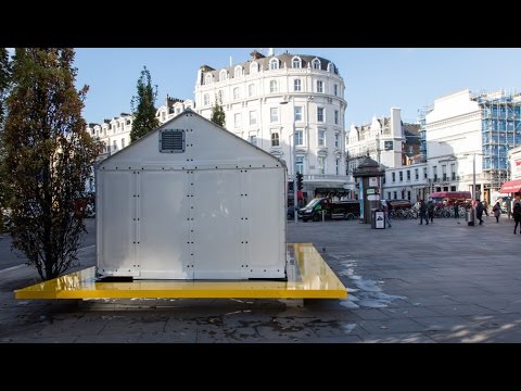 Design Museum installs IKEA refugee shelter on London streets