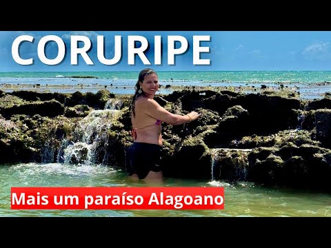 Conheça o Litoral Sul de Alagoas| uma praia com cachoeira 