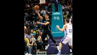 林書豪 Jeremy Lin's Offense & Defense Highlights 2016-4-2 Hornets VS 76ers