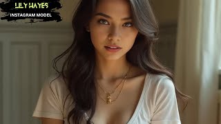 Lily Hayes: The Netherlands Virtual AI Plus-Size Bikini Fashion Model.JINIYA XYZ