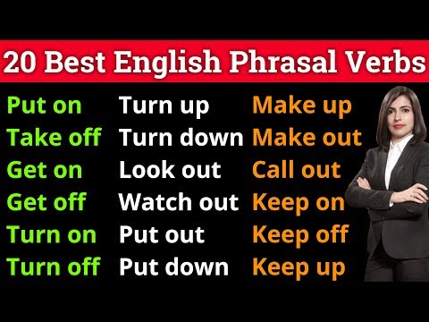 20 Best English Phrasal Verbs, Phrasal Verbs, अंग्रेजी Vocabulary for Spoken English By Kanchan Video