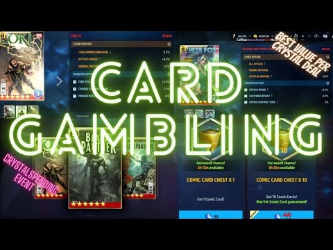 BEST SEASON TO GAMBLING FOR CARDS -CRYSTAL SPEND EVENT - 7000 SPEND- BEST VALUE| Marvel Future Fight