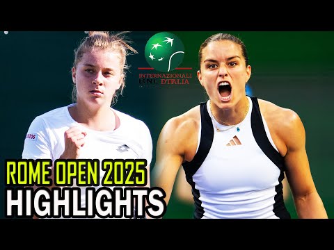 Maria Sakkari vs Maja Chwalinska Highlights | Rome Open 2025