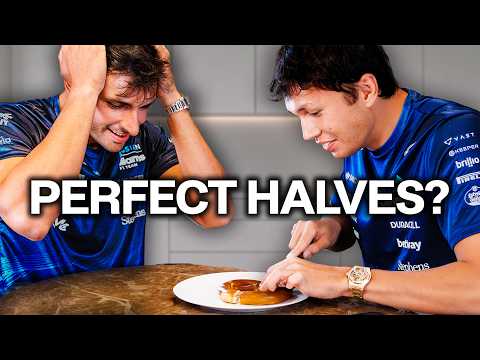 Can F1 Drivers Cut Food Perfectly in Half?