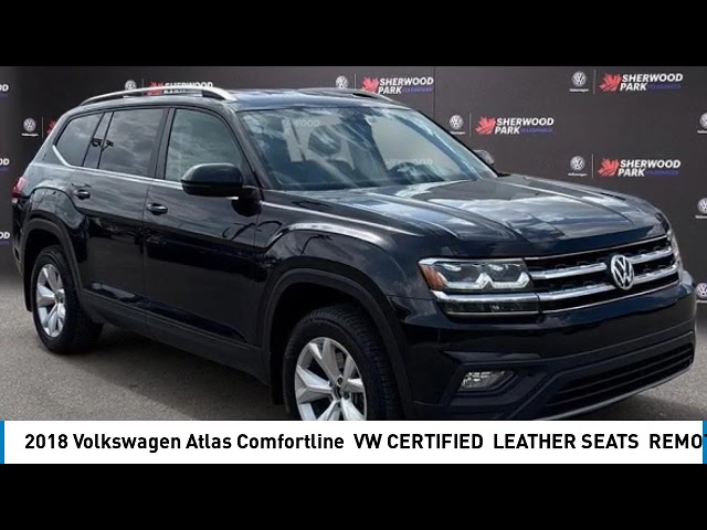 2018 Volkswagen Atlas Comfortline | VW CERTIFIED | LEATHER in Cars & Trucks in Strathcona County