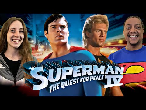 SUPERMAN 4: THE QUEST FOR PEACE(1987) | MOVIE REACTION | HER FIRST TIME WATCHING | NUCLEAR MAN😱☢️🤯