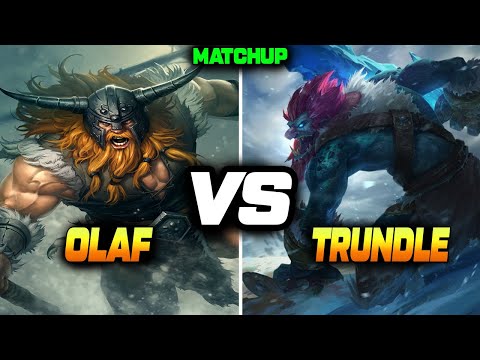 Level 1 Olaf vs Trundle 🔥 League of Legends #shorts #LoL