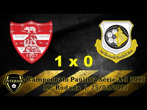 LINENSE 1 X 0 SÃO BERNARDO - CAMPEONATO PAULISTA SÉRIE A1 - 11ª RODADA