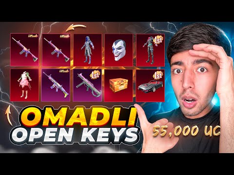 56,400 UC OMADLI OPEN KEYS 🥵 PUBG MOBILE!!!