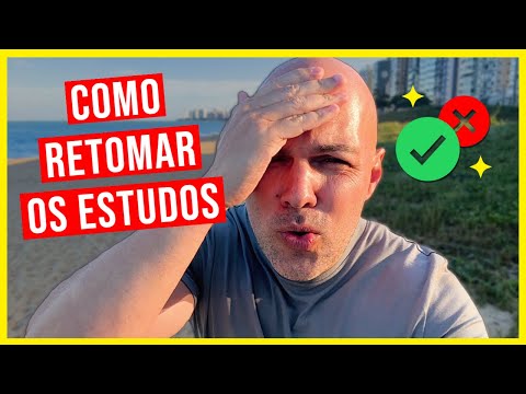 Como retomar os estudos para concursos públicos