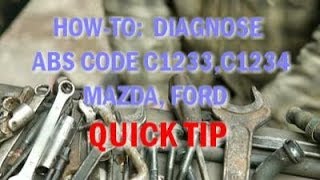 Que es obd c1233 Toyota