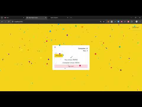 Demo of Rock Paper Scissor Dapp using Aptos Blockchain