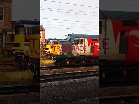 TRAIN RACE BETWEEN 91106 v 37608