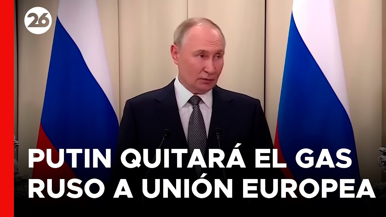 Putin advierte que el precio del gas ruso en la Unión Europea se incrementará