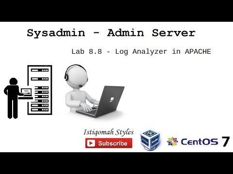 #Lab 8.8 - Configure Log Analyzer in APACHE