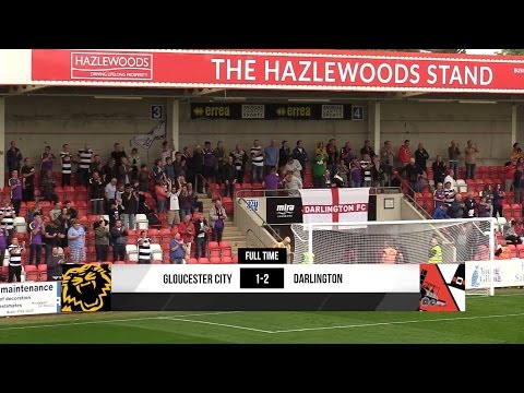 Gloucester City 1-2 Darlington - Vanarama National League North - 2016/17