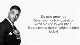 Maluma - Ojos Que No Ven  [LYRICS]
