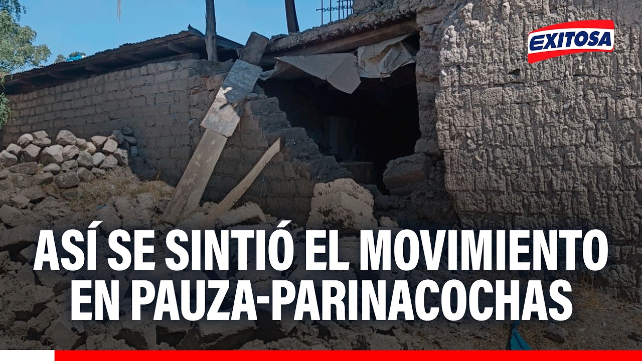 🔴🔵 Así se sintió el movimiento en Pauza-Parinacochas