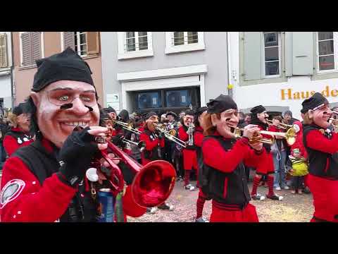 Guggemuusik Lupo Rueche Lupsingen an de Listaler Fasnacht (26.2.2023)