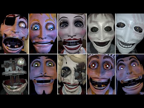 Showman's: The Awakening - All Jumpscares, Gallery (Extras), Game Over Screens