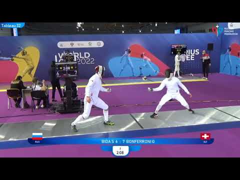 Sirius Epee 2022, ME Ind T32 Bida RUS - Bonferroni SUI