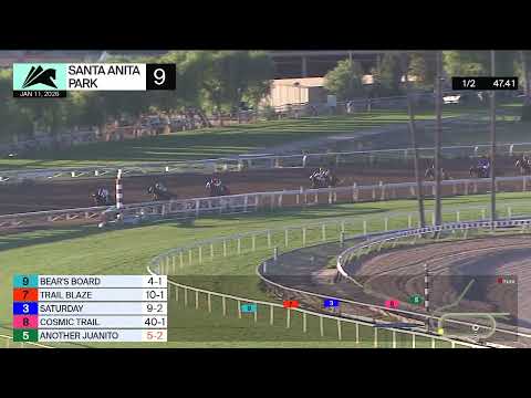 Bear’s Board wins Race 9 on Sunday, January 11 at Santa Anita Park