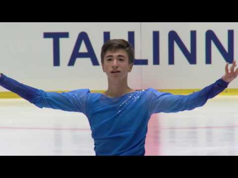 2016 ISU Junior Grand Prix - Tallinn - Men Short Program - Basar OKTAR TUR