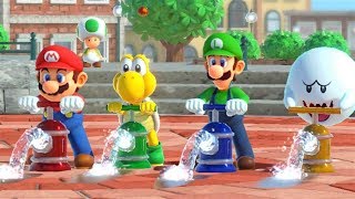 Super Mario Party - Mario and Luigi vs Koopa and Boo