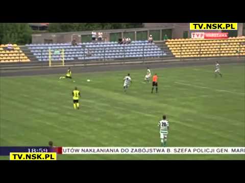 tv.nsk.pl 2013-08-04 MKS Świt Nowy Dwór Mazowiecki - Siarka Tarnobrzeg 1-0 (0-0) bramka relacja