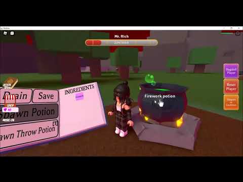 How to make the firework potion in Wacky Wizard (roblox)