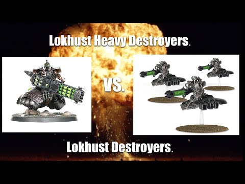 A Battle for Position. Which is Better? Lokhust Heavy or Regular Destroyer?