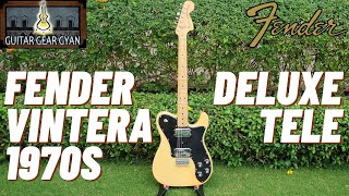 Video thumbnail for Fender Vintera '70s Telecaster Deluxe In Vintage Blonde | Made In Mexico by Guitar Gear Gyan