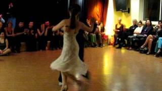 Ariadna Naveira and Fernando Sanchez - tango. 17.03.2011. Milonga Lo de Silvia, Jerusalem