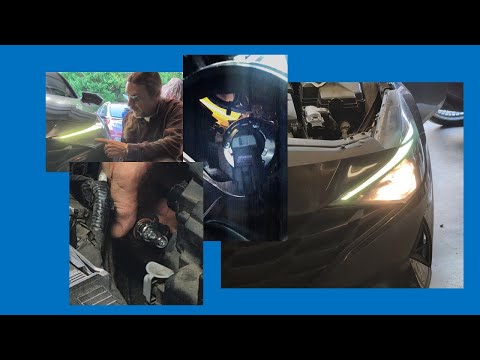 No Disassemble - headlight bulb Hyundai Elantra 2021 2022 2023