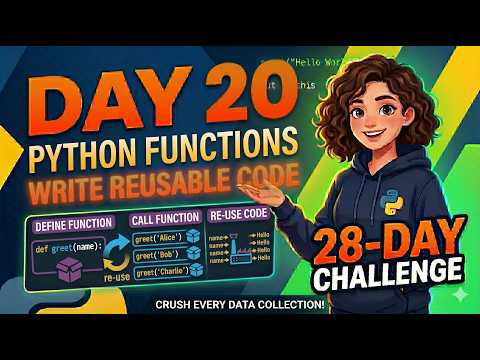 Python Functions For Beginners Write Reusable Code Day 20