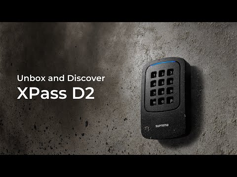 Touch Screen Suprema Xpass D2 Biometric System, For Office, Optical Sensor