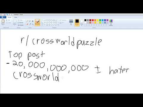 Reddit Crosswords