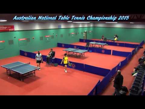 Table Tennis Australian National Championship - M & W Open Semi Final Matches Part II