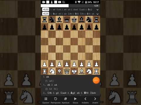 partita di scacchi online tesa