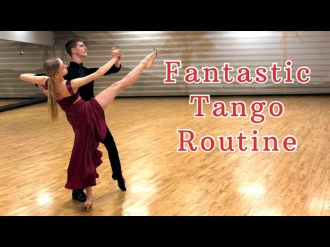 Fantastic Tango Routine🔥 Good For Practice 🏆Figure Names & Timing👌