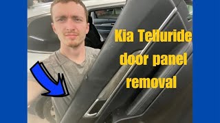 How to take a door panel off