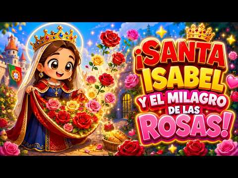 👑 La REINA y las ROSAS MÁGICAS 😲 | SANTA ISABEL de PORTUGAL (ANIMADO PARA NIÑOS) | PequeFe