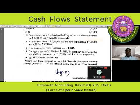 CORPORATE ACCOUNTING PART 4 By - DR. SANDEEP GOEL