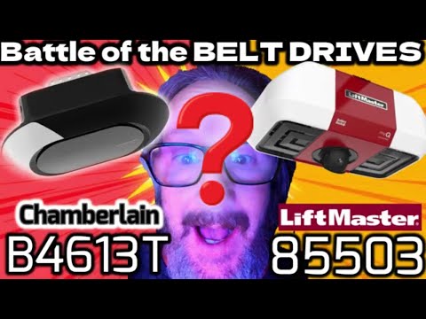 Chamberlain LiftMaster Belt Garage Door Opener Speed Test Open and Close