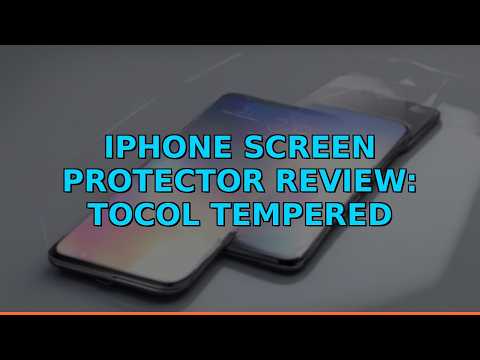 iPhone Screen Protector Review: TOCOL Tempered Glass