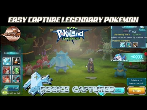 HOW TO GET POKEMON LEGENDARY Regice "EPIC PET" "POKELAND LEGENDS" "Myst OF MONSTERS"
