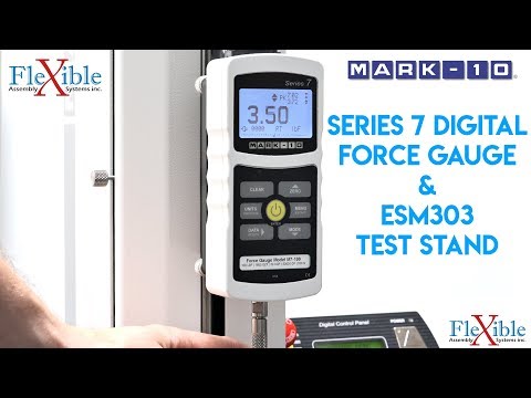 MARK-10 Series 7 Digital Force Gauge and ESM303 Test Stand