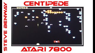Centipede on the Atari 7800