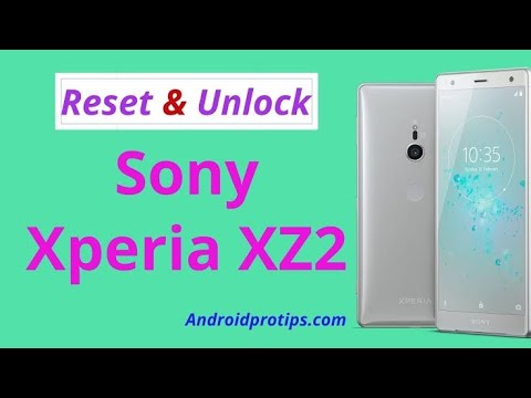 Reset & unlock Sony Xperia XZ2 how to hard reset Sony Xperia XZ2